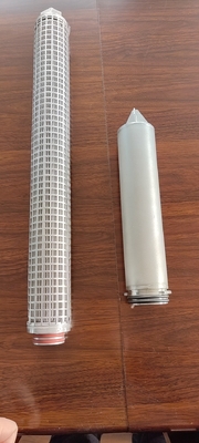 Kartrid Filter Batang Titanium Stainless Steel 0.22 Mikron Filter Gas Air Suku Cadang Tekan