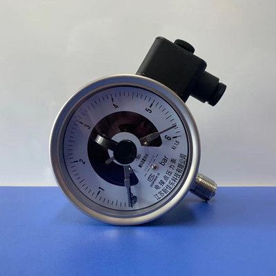 Magnetic Assisted Electrical Contact Pressure Gauge Manometer Untuk Filter Tekan YXC100